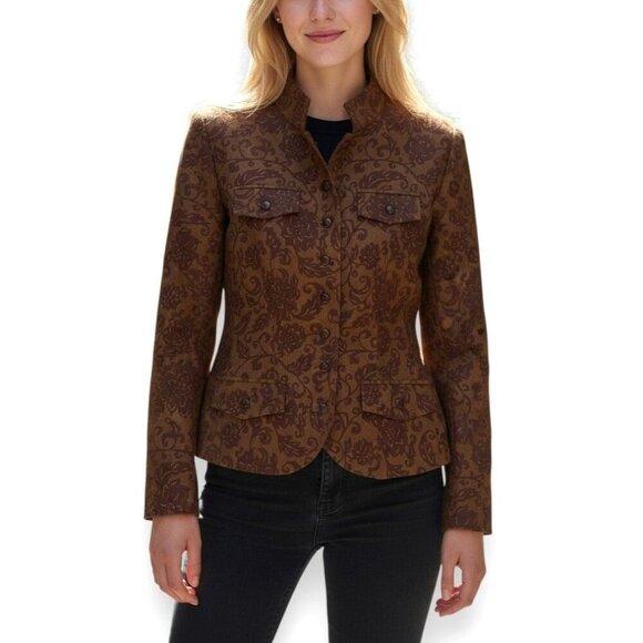 Peruvian Connection Floral Paisley Blazer - Picture 12 of 12